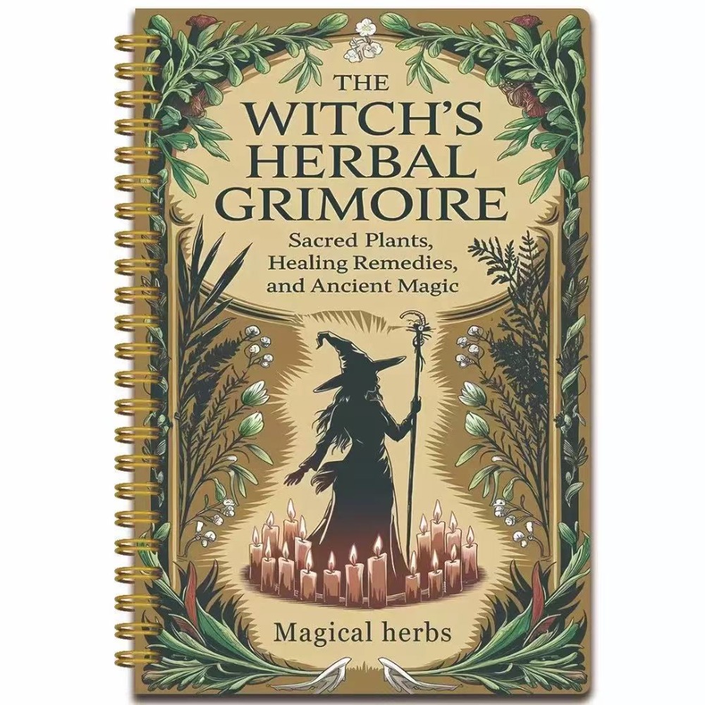Herbal Wellness Remedy - Doğal Bitkisel Çözümler Vintage Tasarım A5