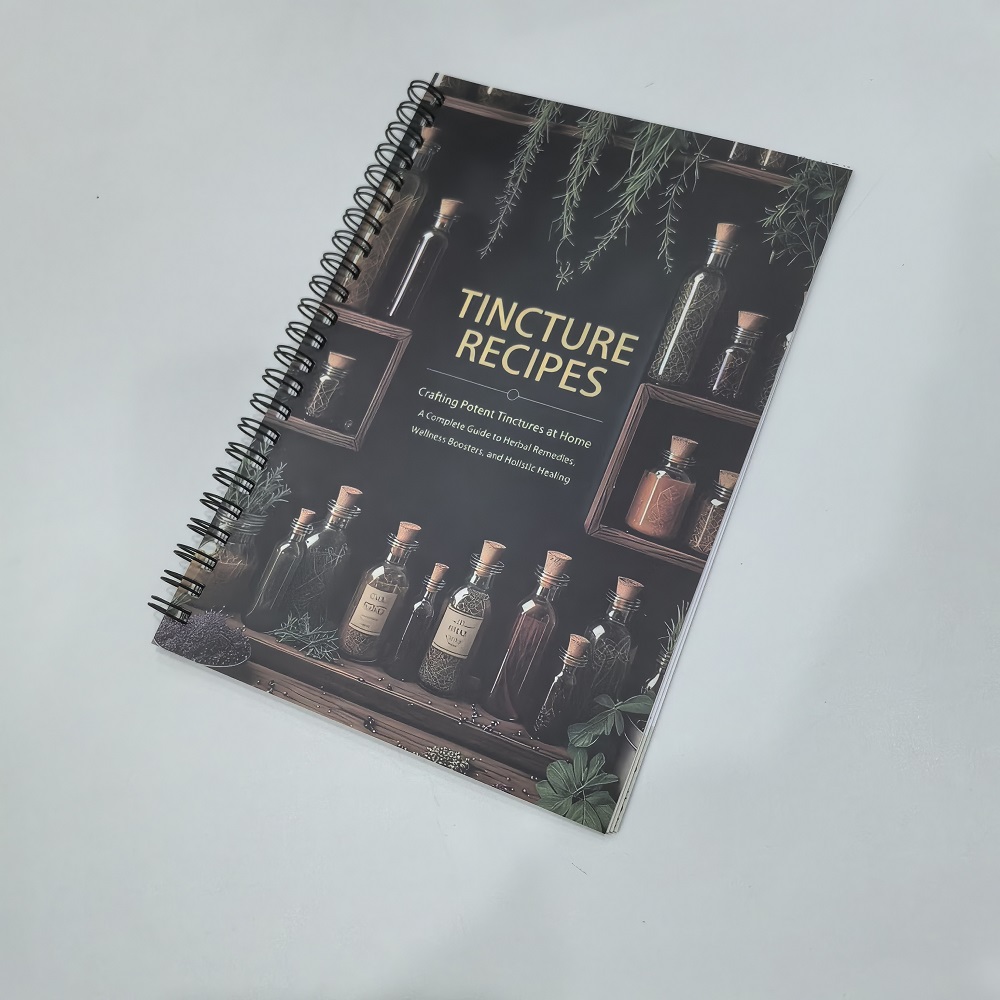 Herbal Wellness Remedy - Tincture Tarifleri Kitabı Evde Güçlü Tinctürler